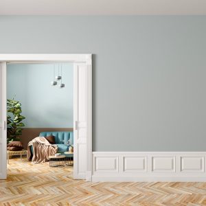 A doghe, bugnata, liscia o parquet: gli stili della boiserie