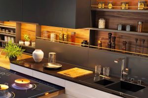 Una boiserie attrezzata in cucina