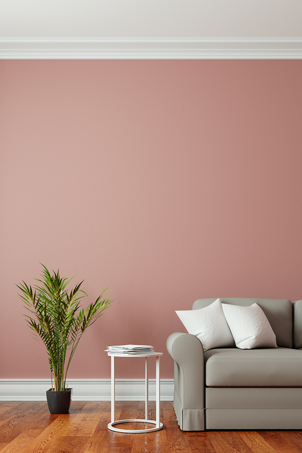 Abbinare pareti e parquet: colori caldi