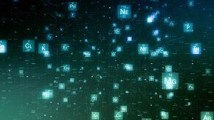 Gli elementi della tavola periodica, ideata da Mendeleev