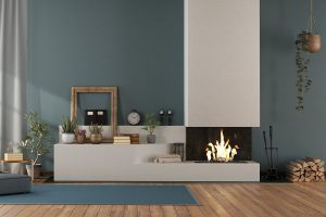 Parquet vicino al camino