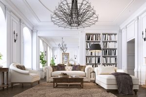 Boiserie con stucchi