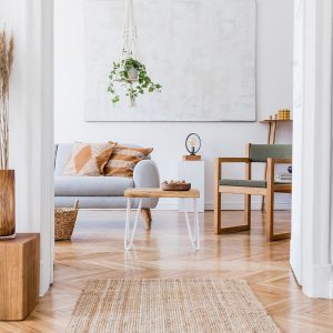 Salotto in total white