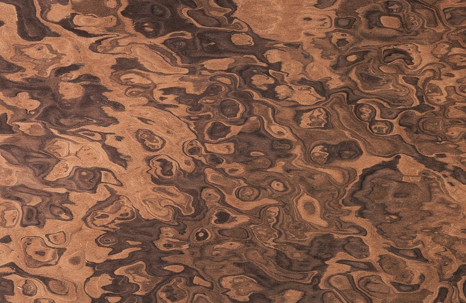 Pattern di un parquet in radica di noce