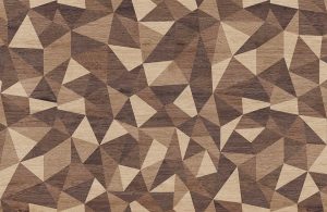 Parquet multicolore a forme geometriche irregolari