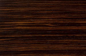 La caratteristica texture dell'ebano