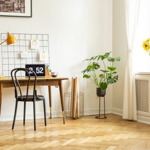 Luminoso angolo domestico con