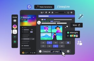 Rappresentazione dell'interfaccia di un software di Intelligenza Artificiale text-to-image
