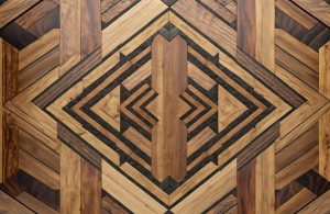 Design di un parquet progettato dall'Intelligenza Artificiale text-to-image