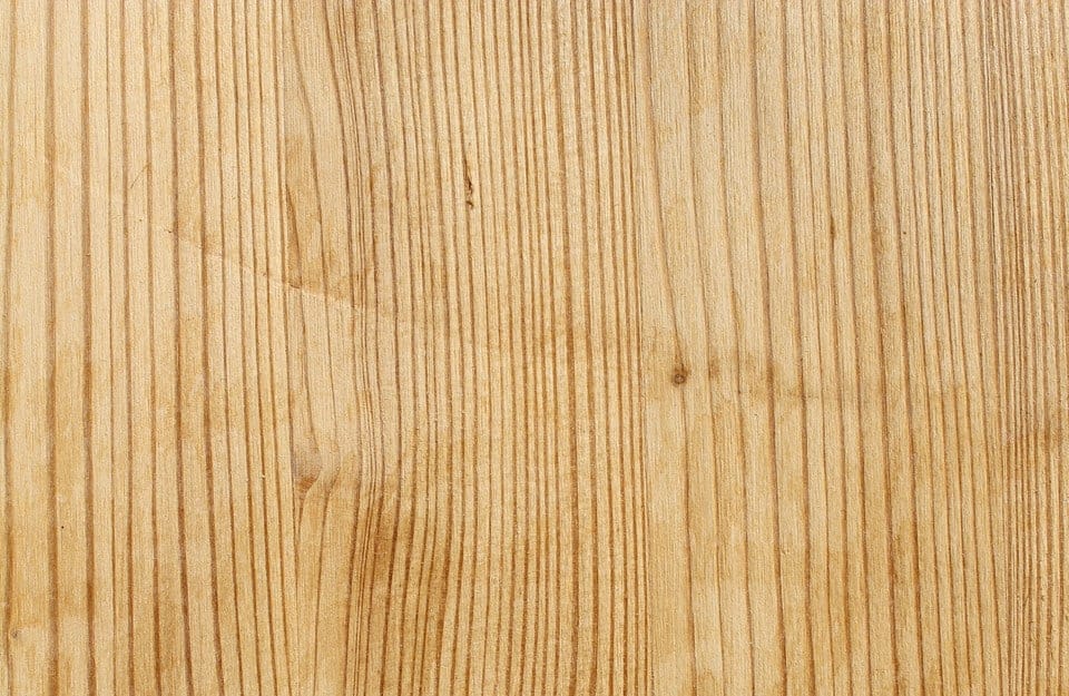 Primo piano sul caratteristico pattern del legno di pino cembro