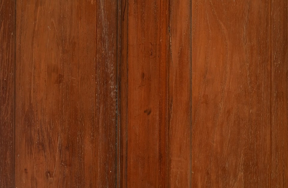 Primo piano sul caratteristico pattern del legno di caldén