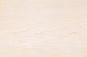 Primo piano sul caratteristico pattern del legno di acero