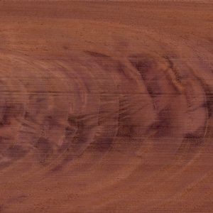 Primo piano sul caratteristico pattern del legno di noce nero